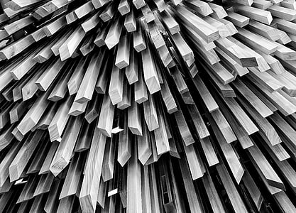 grayscale photo of wood planks thumbnail