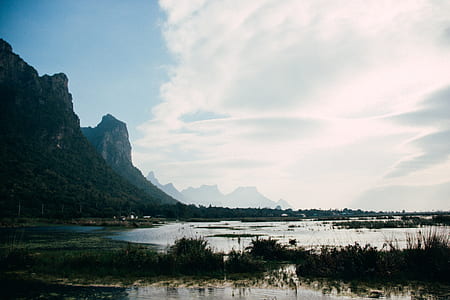 landscape, mountains, nature, sky thumbnail