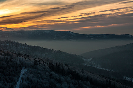 panoramic photography of mountain thumbnail
