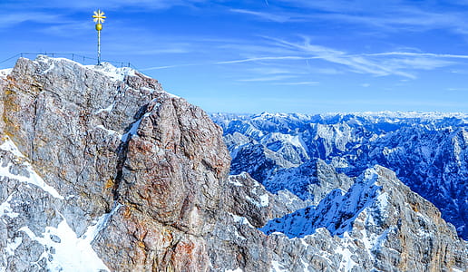 bird's-eye view photography rocky mountain thumbnail