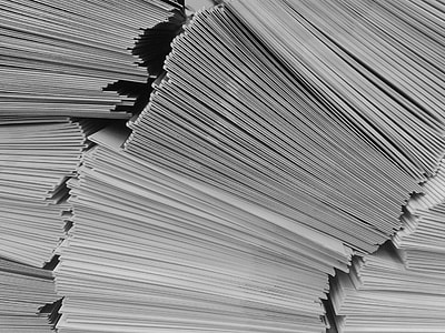 stack of white papers thumbnail
