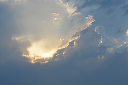 sunlight piercing through clouds thumbnail