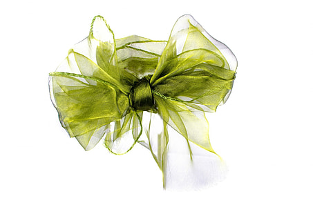photograph of green sheer ribbon thumbnail