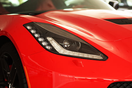 red Chevrolet Corvette C-series coupe thumbnail