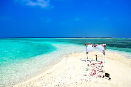 sea, bird's eye view, nature, sunny thumbnail