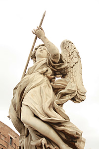 low angle photography of white concrete statue thumbnail