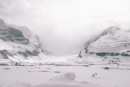 rocky mountains covered by snow thumbnail