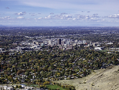 Bird's Eye View of Boise, Idaho in 2010 thumbnail