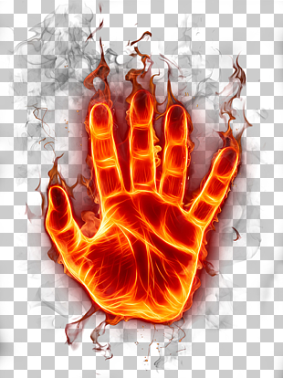 Fire Flame, Flame Hand, flaming hand illustration PNG clipart