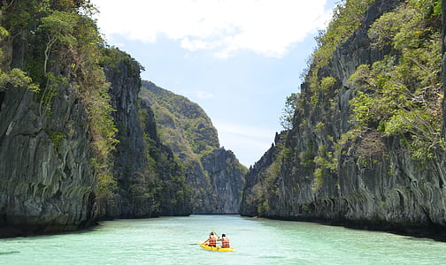 two person kayaking in the water thumbnail
