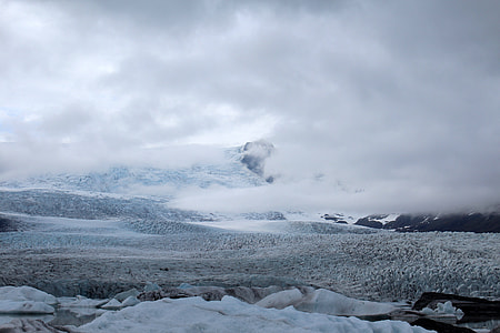 Icy Snow Mountainous landscape in Iceland thumbnail