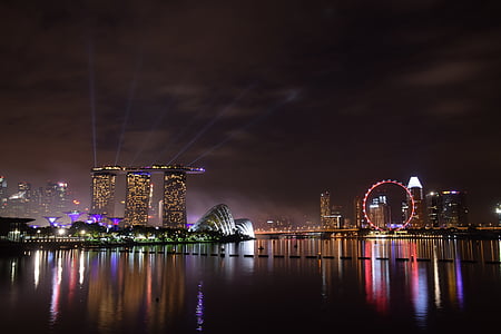 Singapore City skyline at nighttime thumbnail