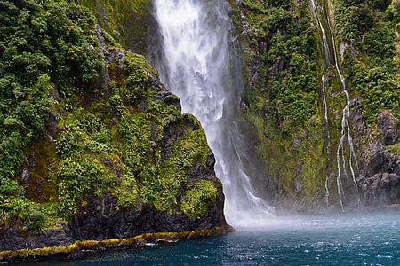 landscape of waterfalls during daytime thumbnail