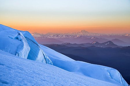 Majestic landscape around Mount Baker in Northern Cascades in Washington thumbnail