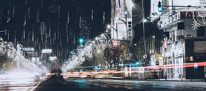 time lapse photography of car lights thumbnail