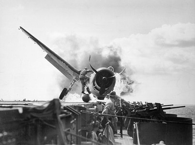 plane crashing on aircraft carrier thumbnail