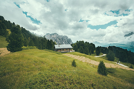 photography of green mountain cliff during daytime thumbnail
