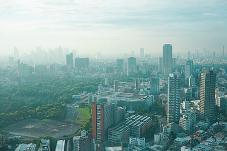 aerial view of city during daytime thumbnail