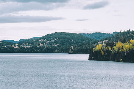 body of water at cloudy sky thumbnail