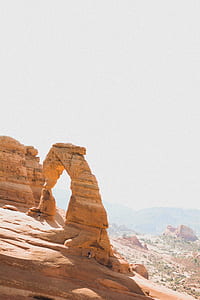 aerial photo of rock formation during daytime thumbnail