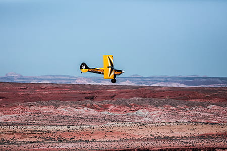 bird's eye view of flying monoplane thumbnail