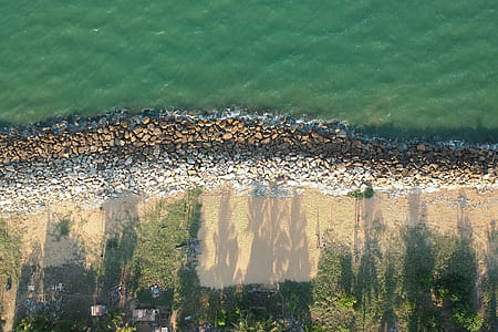 Top View Photo of Beach thumbnail