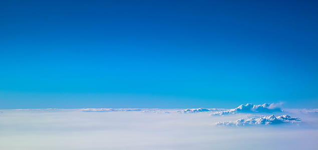 mountain alps under cumulus clouds thumbnail