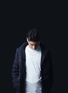 Men's Black Zippered Jacket thumbnail