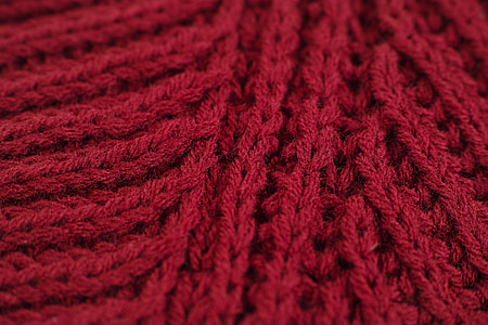 red crochet textile thumbnail