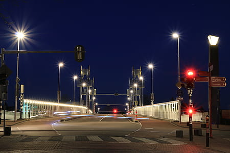 Time-lapsed Photography of White Lights in Road thumbnail