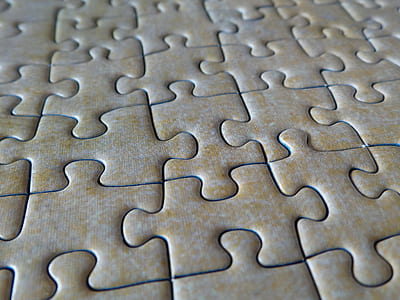 jigsaw puzzle closeup photography thumbnail