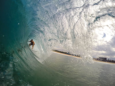man surfing on ocean wave thumbnail