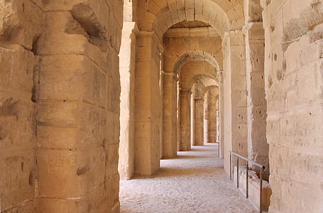 beige concrete hallway thumbnail
