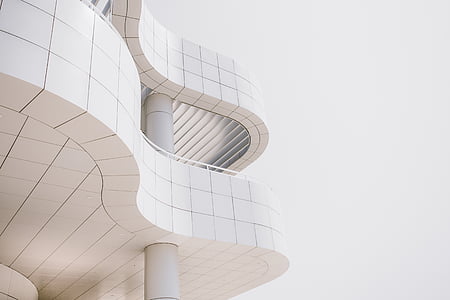architectural photography of white building thumbnail