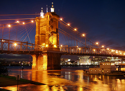 lighted suspension bridge thumbnail