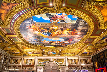 religious-themed false ceiling inside building thumbnail