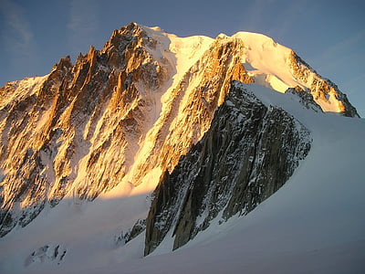 white and brown mountain filled by snow landscape photograph thumbnail