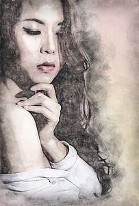 woman in white top artwork thumbnail
