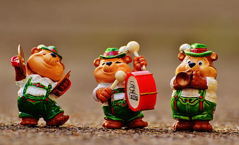 several plastic toys on table thumbnail