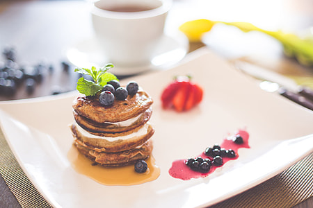 Healthy Pancakes with Cottage Cheese And Blueberries thumbnail