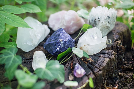 assorted gemstones in close-up photography thumbnail