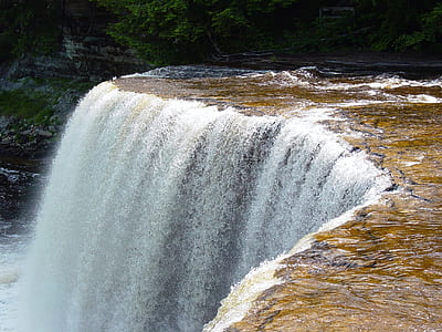 closeup photo of waterfalls thumbnail