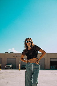 woman in gray pants stretching thumbnail