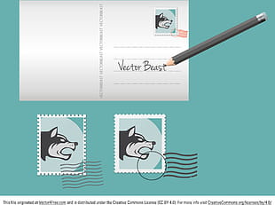 postcard template ai file free graphics uihere