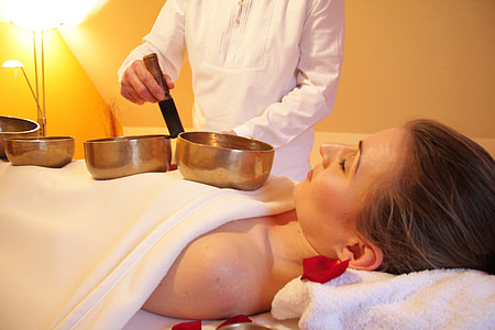 three stainless steel bowls on woman white towel thumbnail