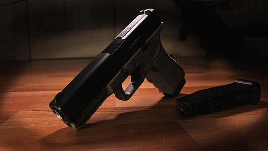pistol on floor thumbnail