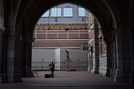 Person Playing Guitar on Street thumbnail
