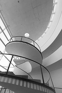 White and Black Spiral Stairs thumbnail