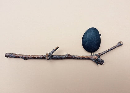 pebble and branch art thumbnail