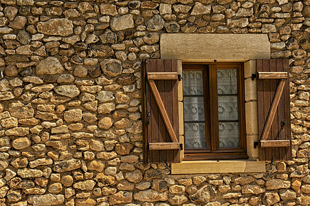 brown wooden window shutter thumbnail